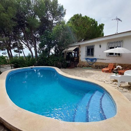 Chalet Rustico Con Piscina Y Barbacoa, Valencia 托伦特 外观 照片