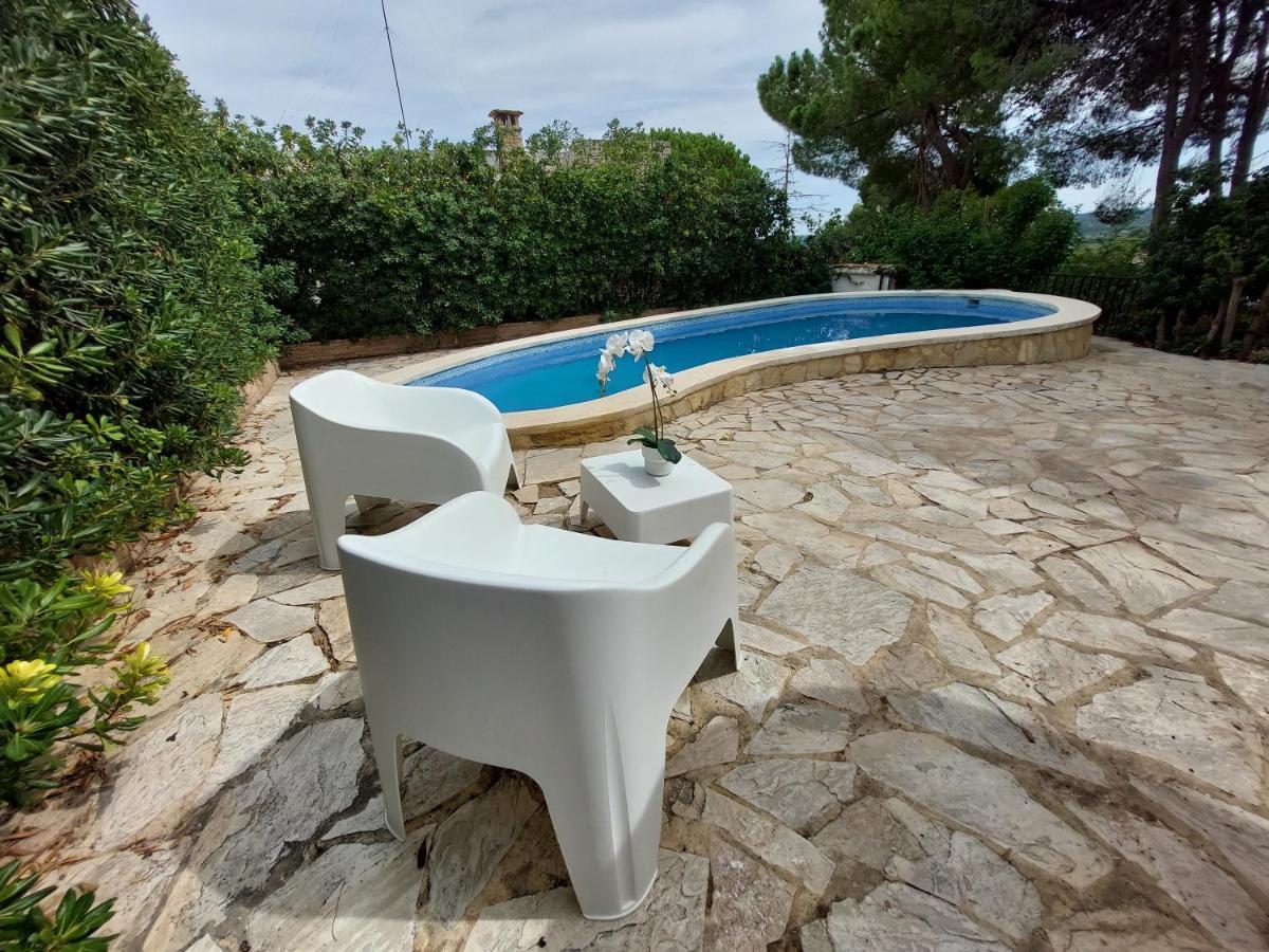 Chalet Rustico Con Piscina Y Barbacoa, Valencia 托伦特 外观 照片
