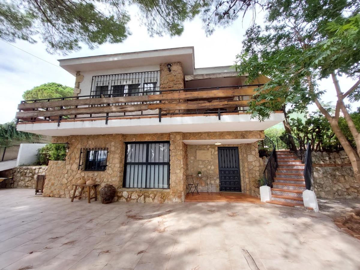 Chalet Rustico Con Piscina Y Barbacoa, Valencia 托伦特 外观 照片